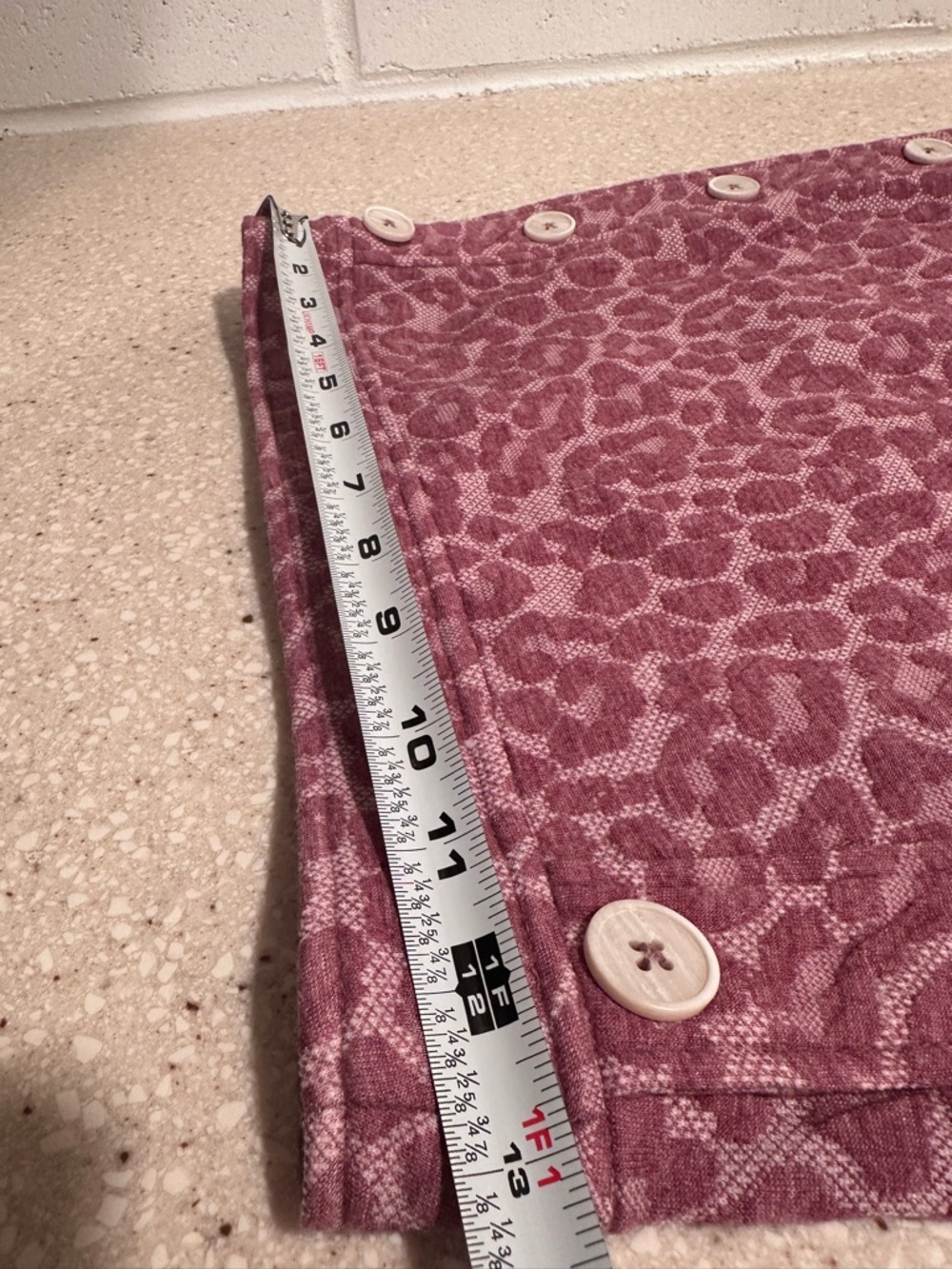 Current Air Buttoned Leopard Pencil Skirt Rose Pink Midi Side Buttons XS NWT - Picture 13 of 16